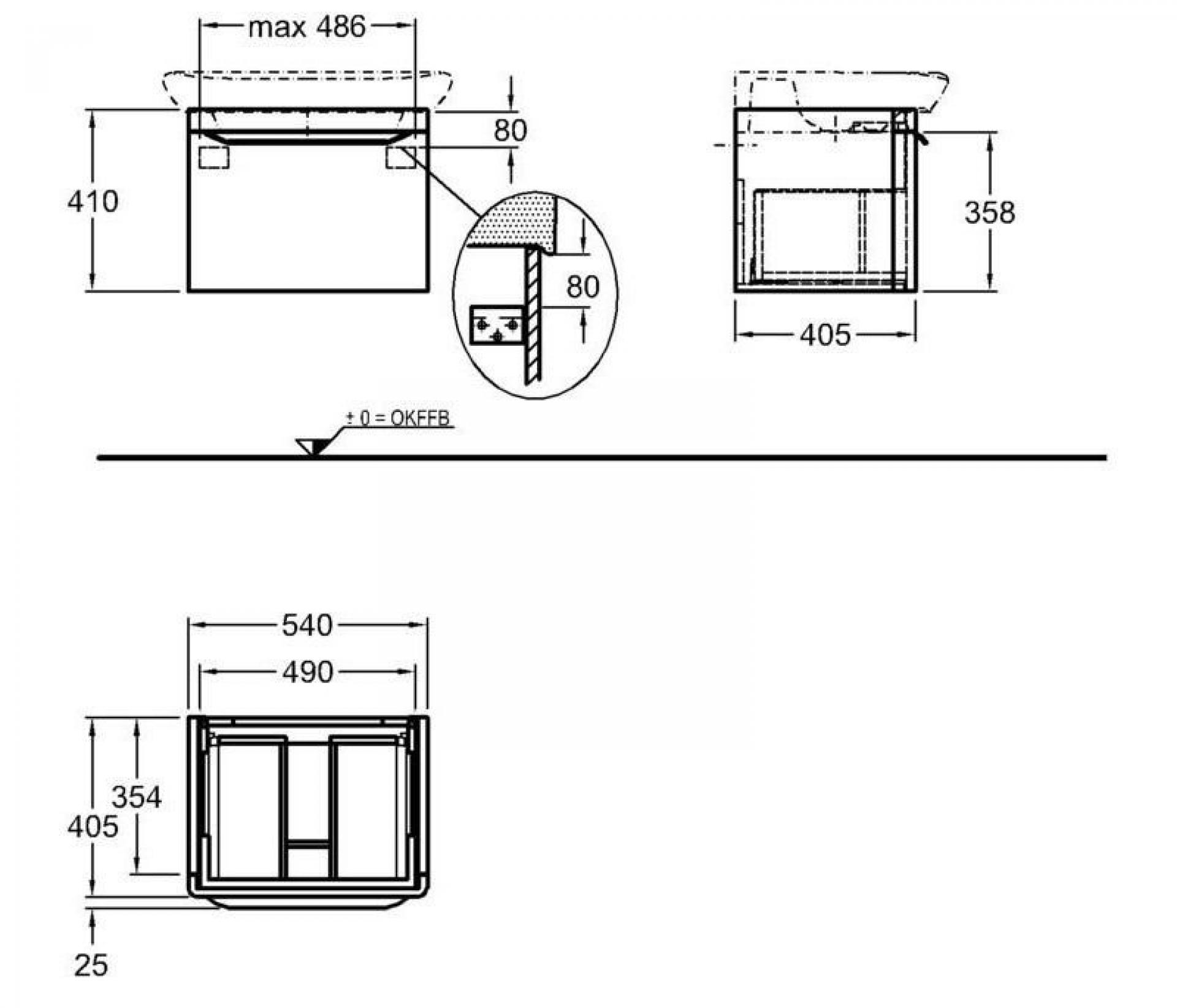 Тумба под раковину 55 см Geberit myDay Y824067000 - фото Geberit (Геберит) Shop