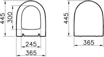 Крышка-сиденье для унитаза VitrA Sento 130-003-009 - фото Geberit (Геберит) Shop