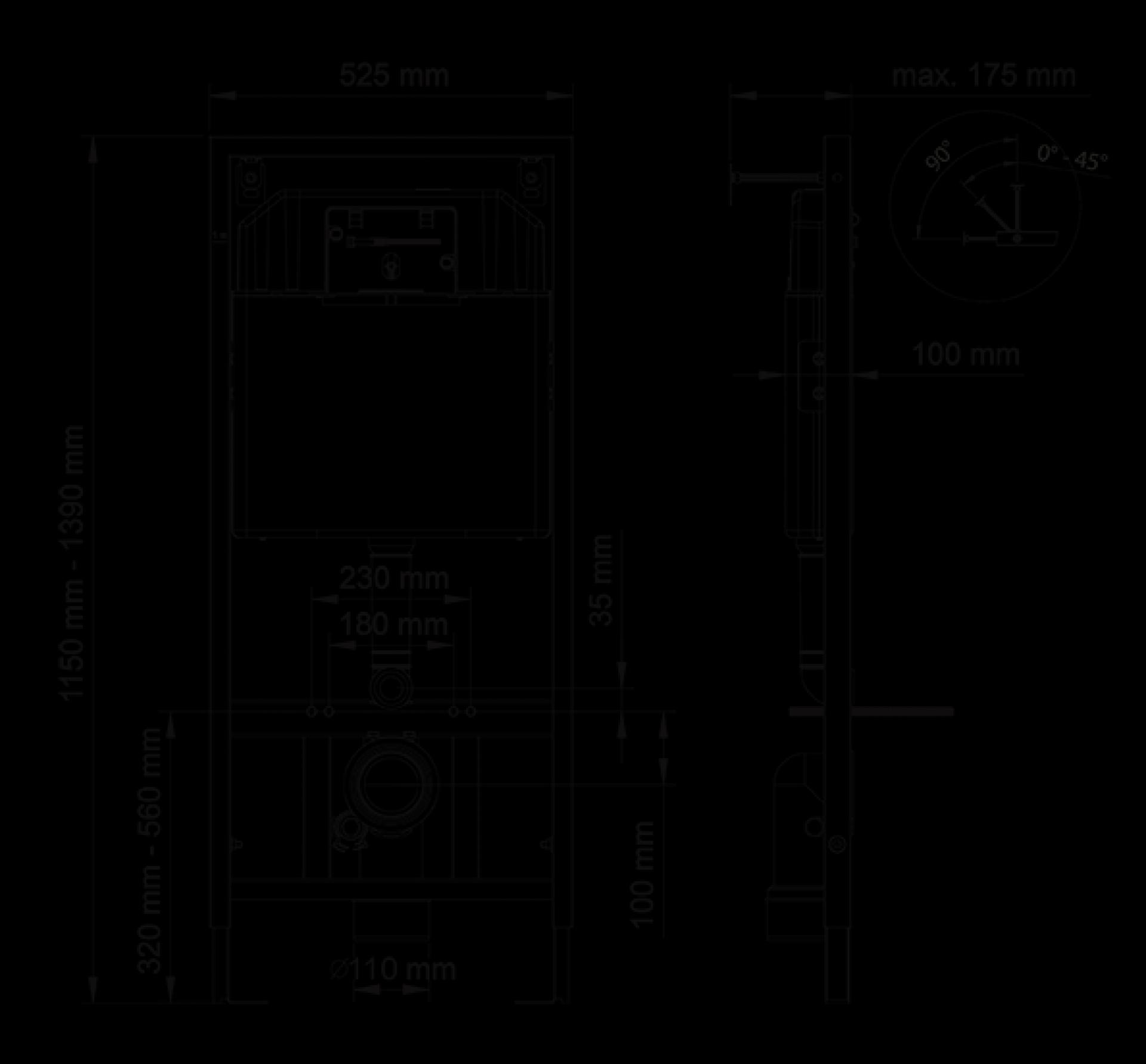 Комплект инсталляция с подвесным унитазом Berges Wasserhaus Novum 047215 кнопка чёрная - фото Geberit (Геберит) Shop