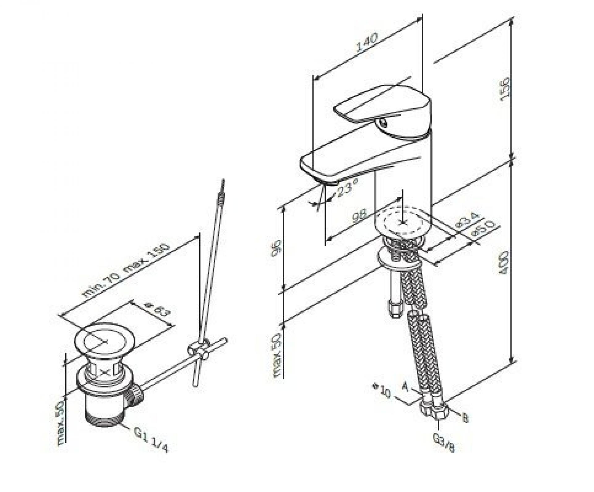 Смеситель для раковины Am.Pm Gem F9092100 - фото Geberit (Геберит) Shop