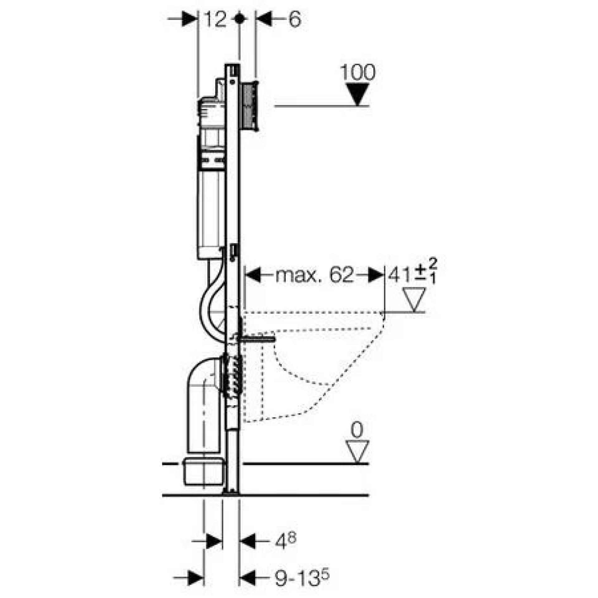 Комплект инсталляция Geberit Duofix UP320 111.300.00.5 + унитаз San More Ispirare SMT971902 с сиденьем микролифт - фото Geberit (Геберит) Shop