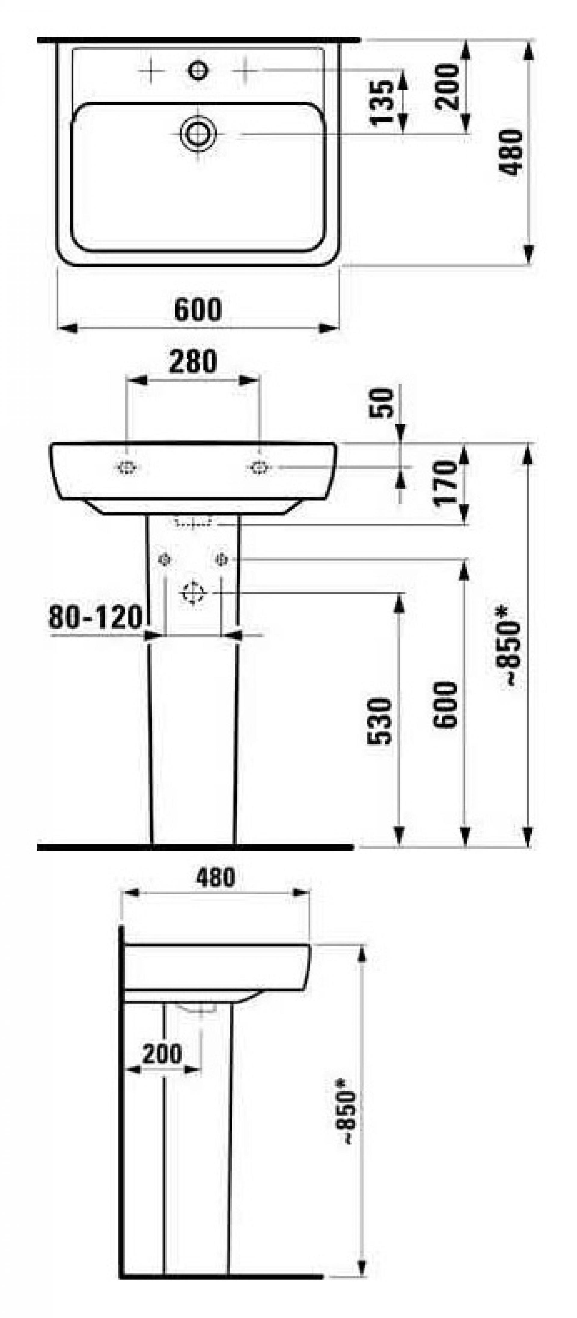 Раковина Laufen Pro 8.1895.2.000.104.1 - фото Geberit (Геберит) Shop