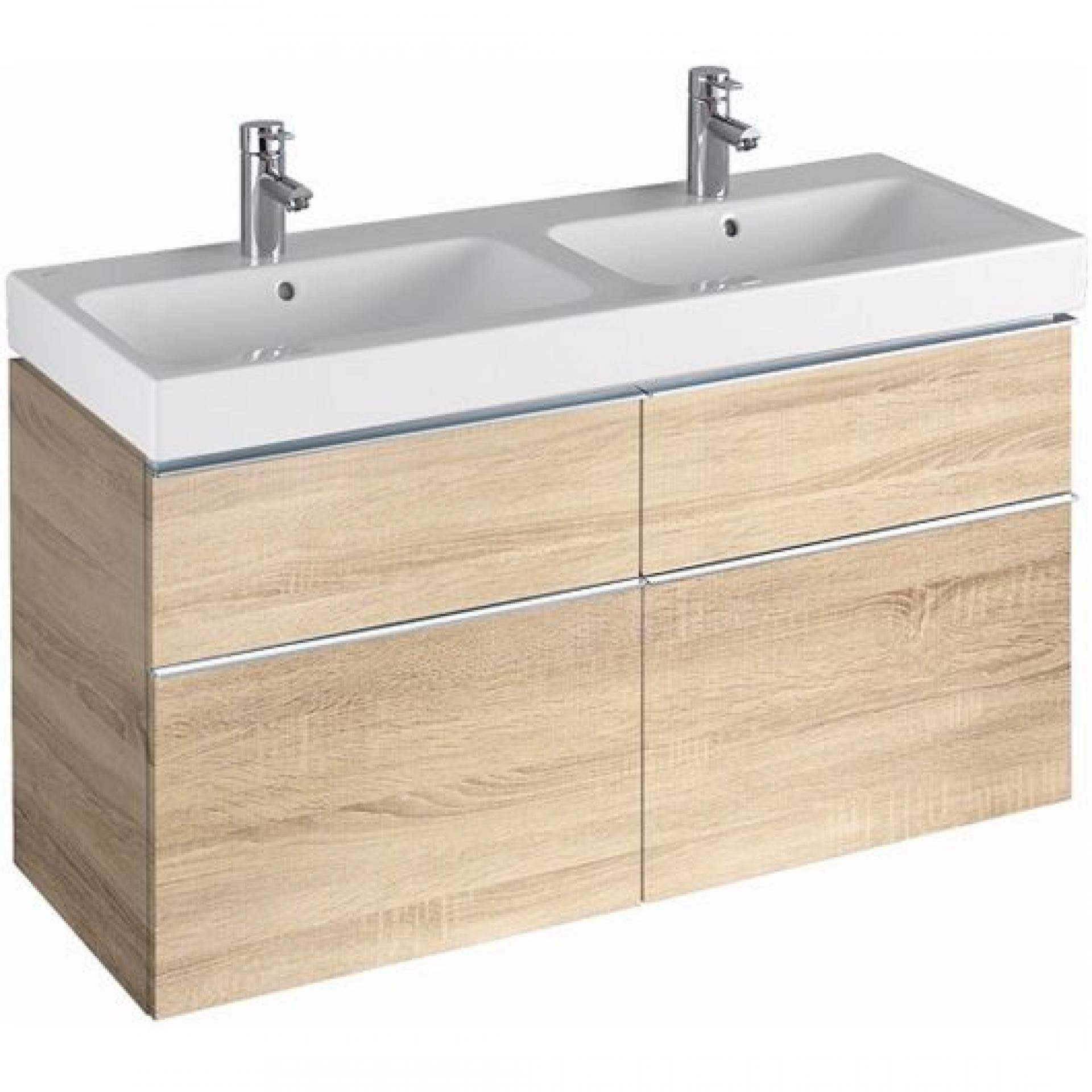 Тумба под двойную раковину 120 см Geberit iCon 841522000 - фото Geberit (Геберит) Shop