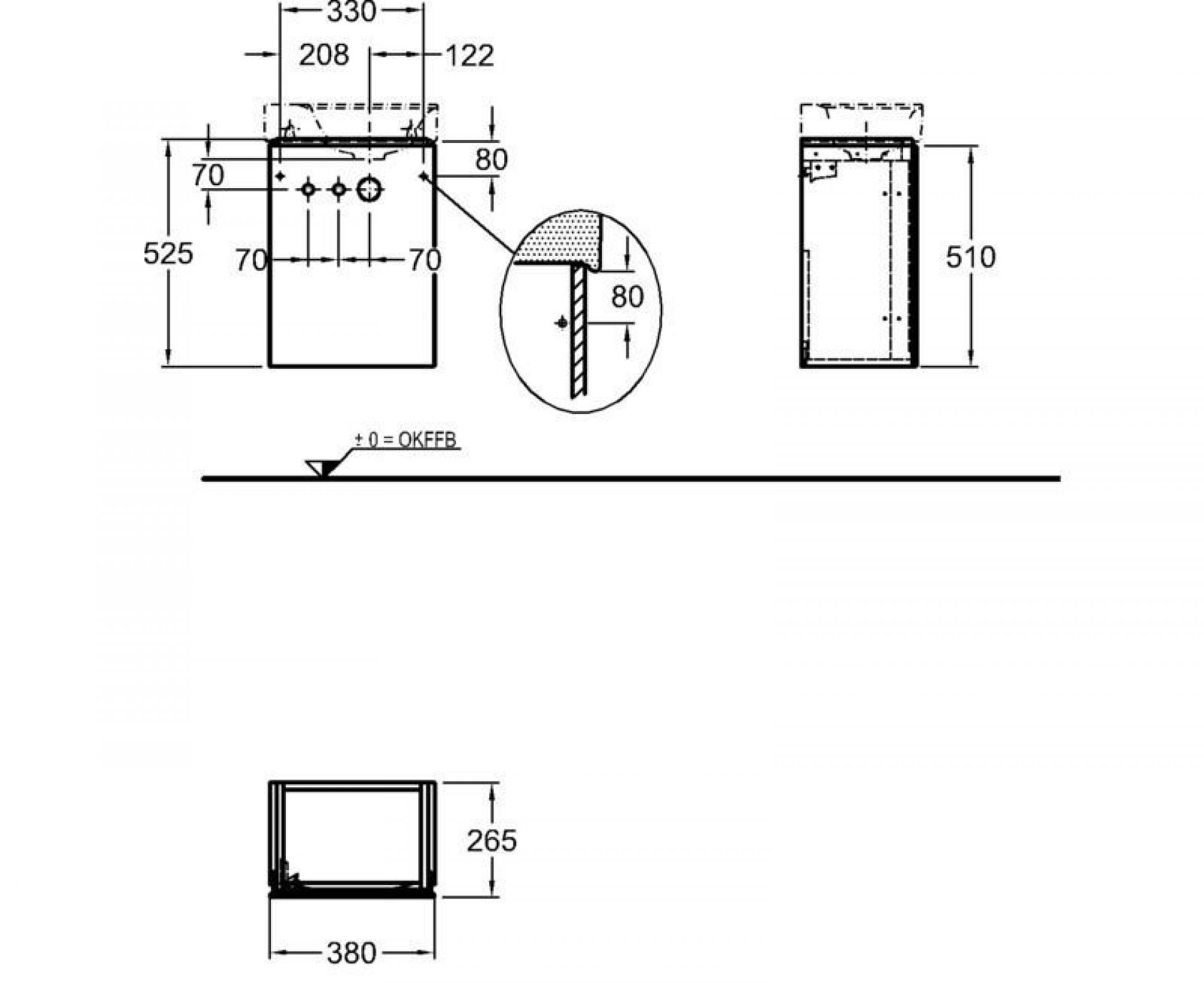 Тумба под раковину 40 см Geberit Xeno² 500.502.00.1 - фото Geberit (Геберит) Shop