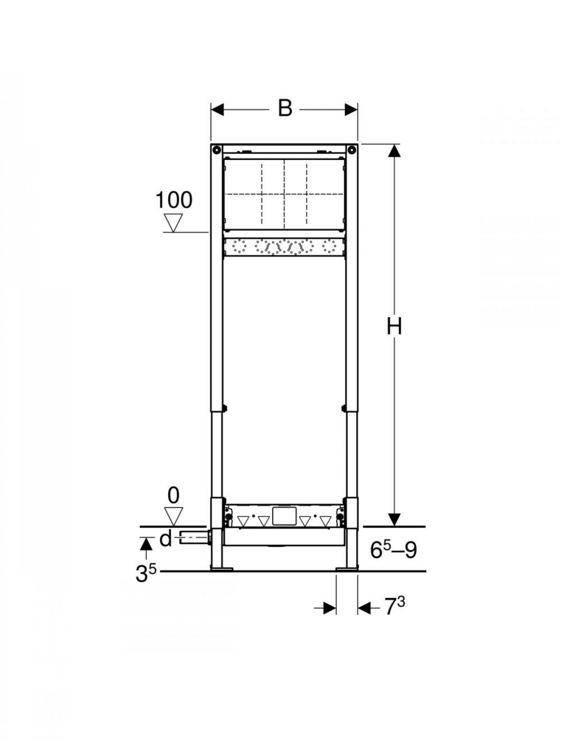 Инсталляция для душевых систем Geberit Duofix 111.581.00.1 - фото Geberit (Геберит) Shop