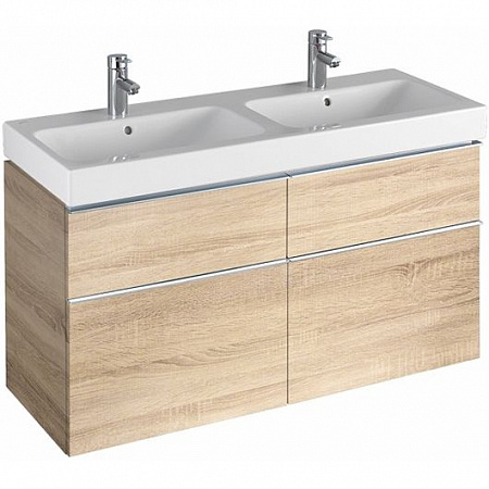 Тумба под двойную раковину 120 см Geberit iCon 841522000 - фото Geberit (Геберит) Shop