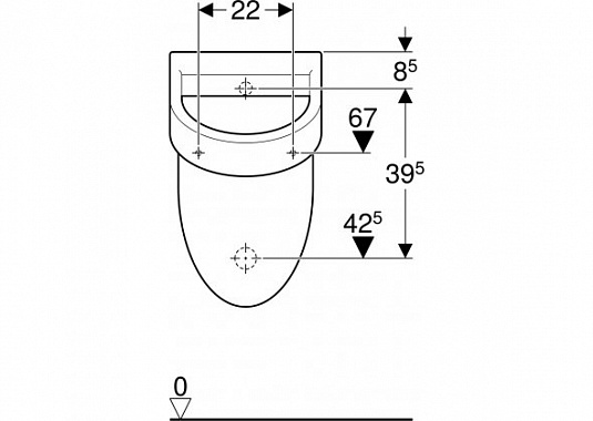 Писсуар Geberit Flow 235900000 - фото Geberit (Геберит) Shop