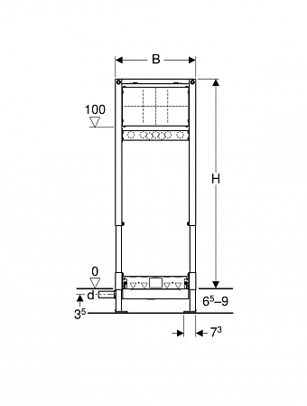 Инсталляция для душевых систем Geberit Duofix 111.581.00.1 - фото Geberit (Геберит) Shop